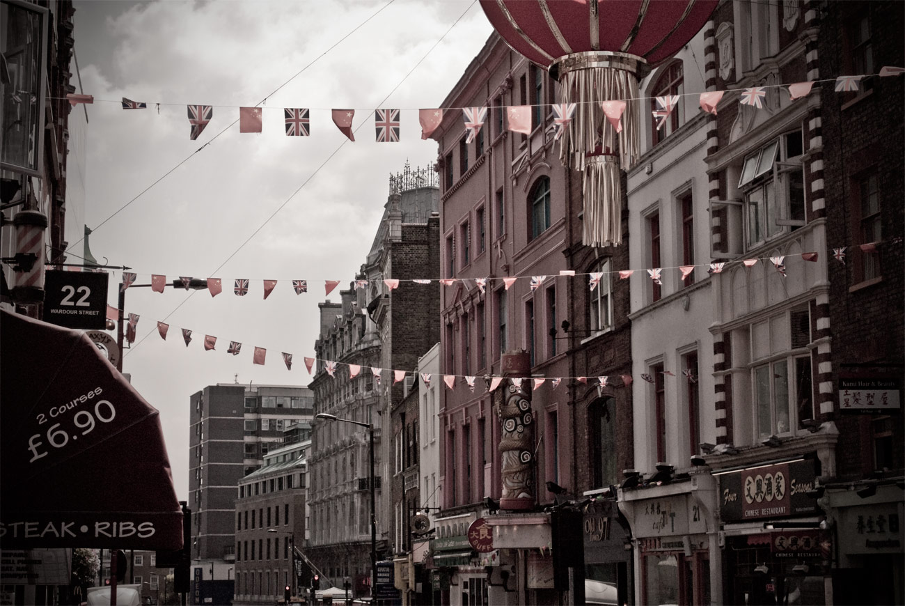 ICMSTUDIOS - A photo of part of China Town in London. 