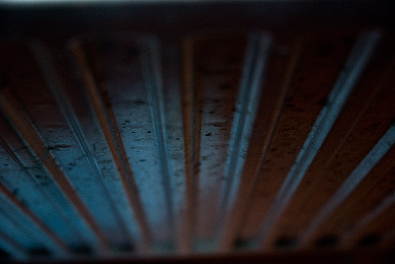 ICMSTUDIOS - This is a close up of.... See if you can tell, it is a radiator. Only slightly sharpened. all the colour is due to the different materials in the environment.